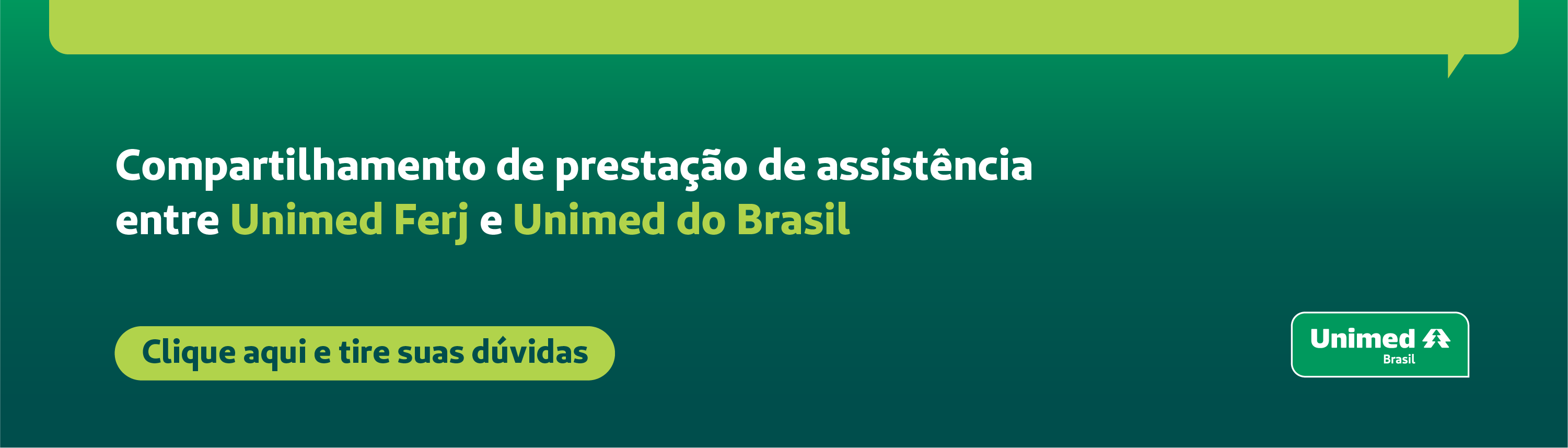 Compartilhamento Ferj e Unimed do Brasil