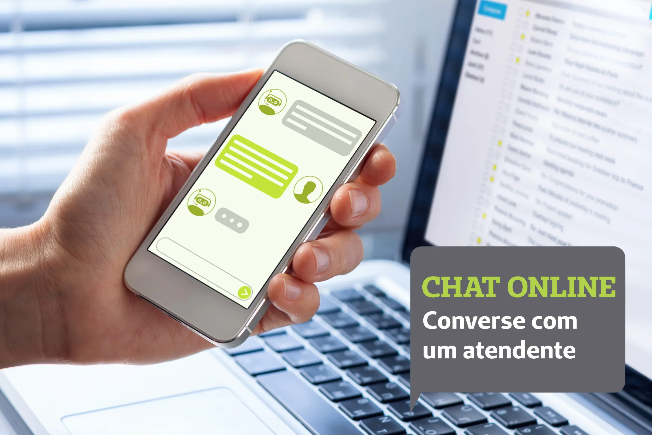 chat online converse com um atendente