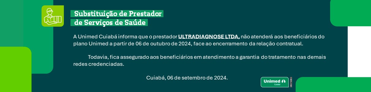 SUBSTITUIÇÃO DE REDE - ULTRADIAGNOSE