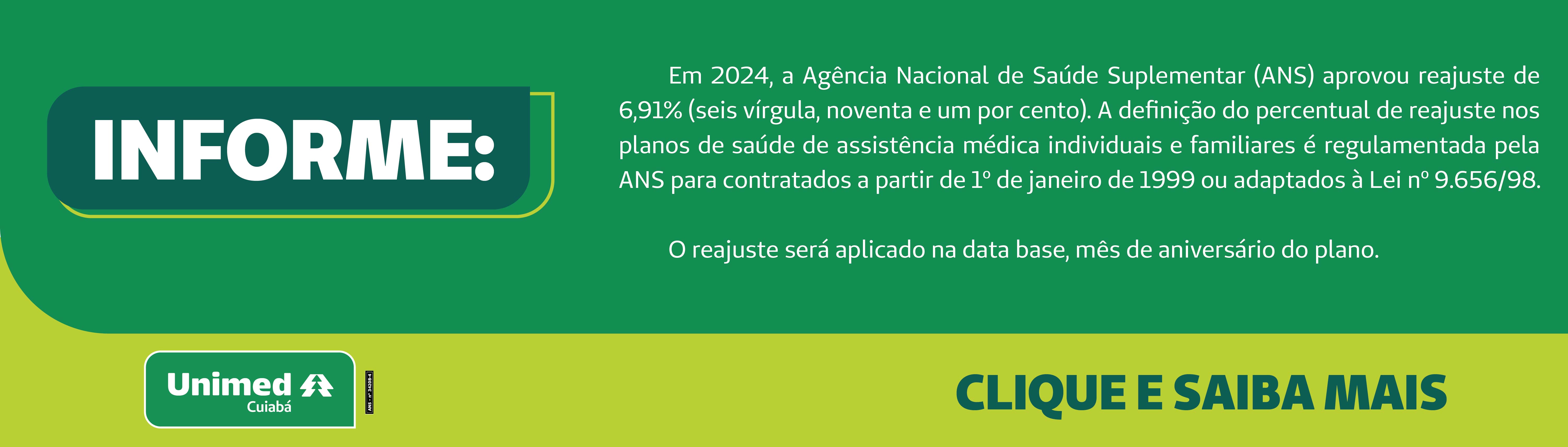 Campanha reajuste planos PF 2024